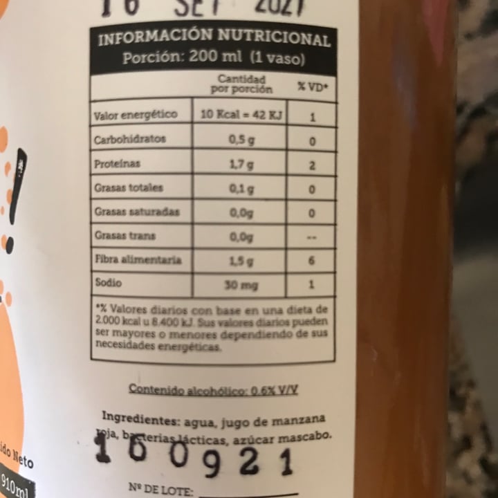review photo of Qué kefir Kefir Sabor Manzana Roja shared by @soles on 01 Sep 2021 - review