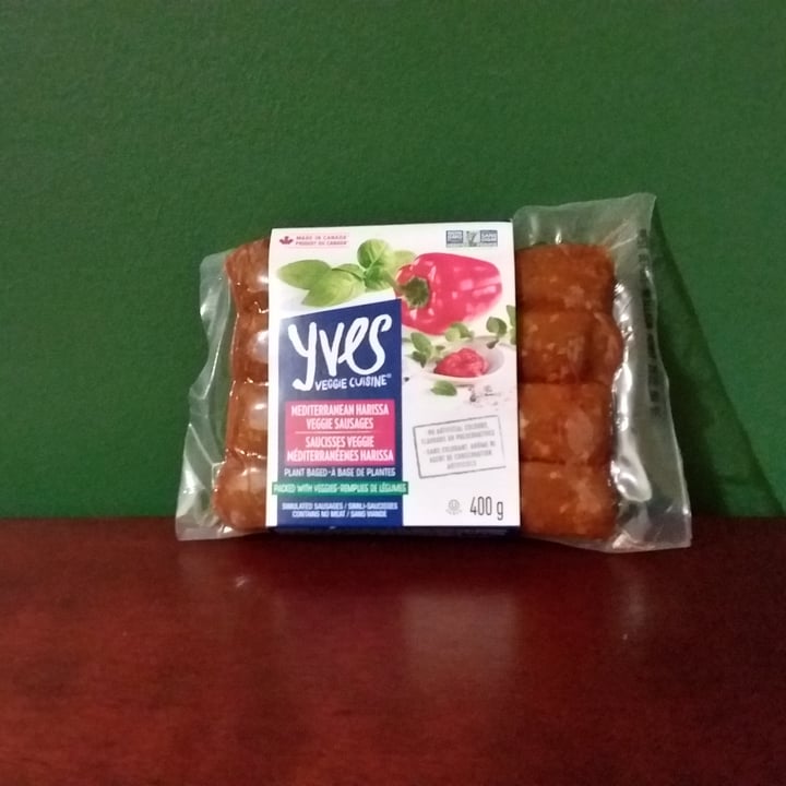 photo of Yves Veggie Cuisine Mediterranean Harissa Sausages shared by @farmette on  04 Apr 2022 - review