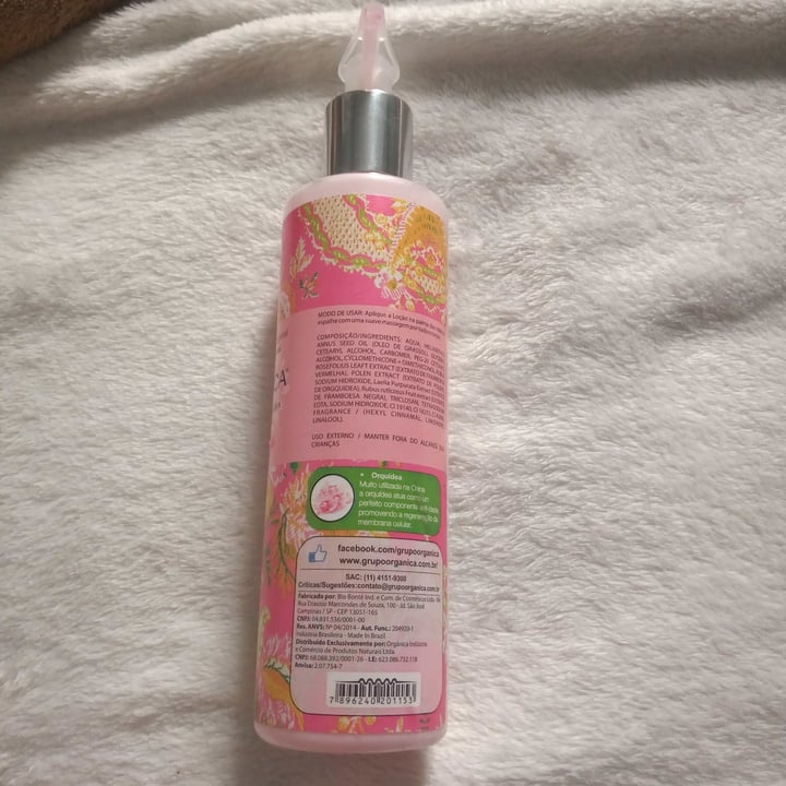 review photo of Orgânica Hidratante framboesa e orquidea shared by @geruzacamargo on 26 Apr 2022 - review