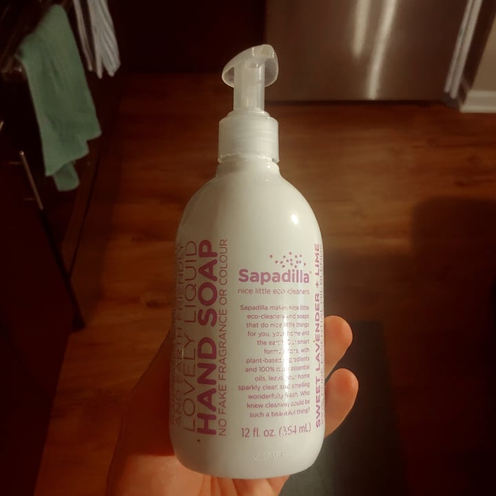 photo of Sapadilla Sweet Lavender + Lime Hand Soap shared by @dcarvill on  19 May 2020 - review