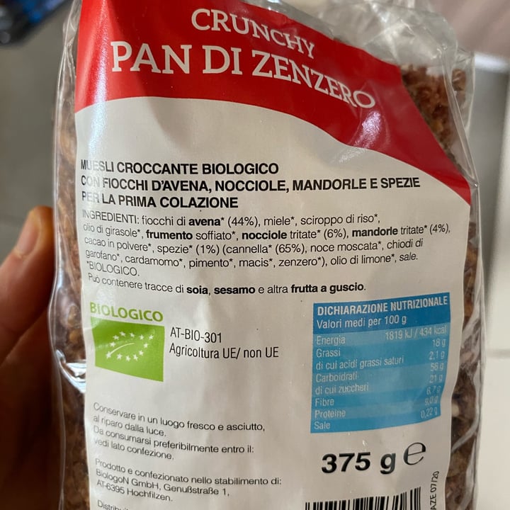 photo of La Finestra Sul Cielo Crunchy Pan Di Zenzero shared by @giusu on  13 Mar 2022 - review