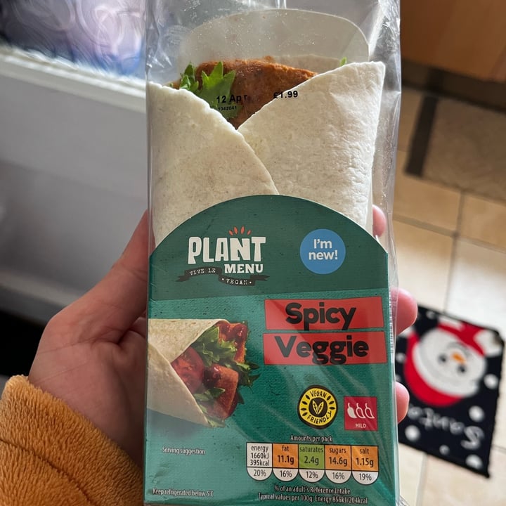 photo of Plant Menu Spicy veggie shared by @vegmart404 on  11 Apr 2022 - review