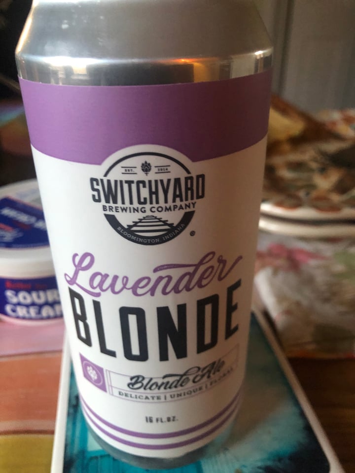 photo of Switchyard Brewing Company Lavender Blonde shared by @nisharespect on  20 Apr 2022 - review
