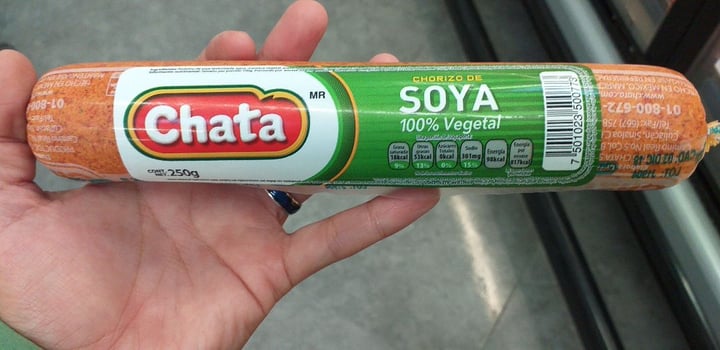 photo of La Chata Chorizo de soya shared by @areliruiz on  09 Dec 2019 - review