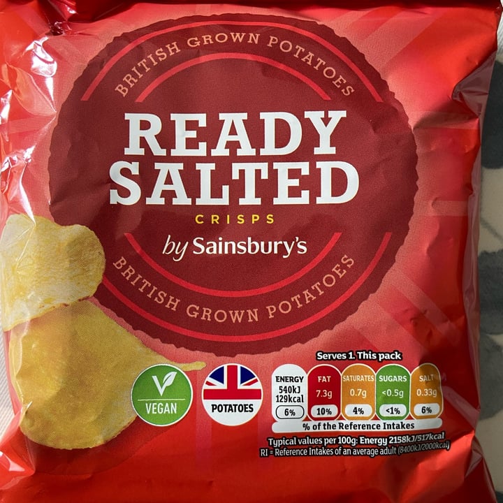 Sainsbury's Ready Salted Crisps Review abillion