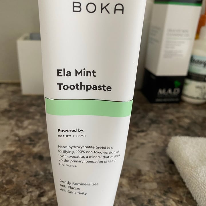 review photo of Boka Ela Mint Toothpaste shared by @terrif on 30 Aug 2021 - review