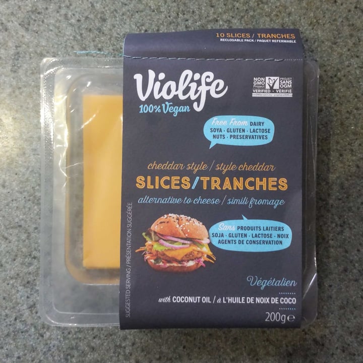 photo of Violife Cheddar Slices shared by @shelbvee on  23 Nov 2022 - review