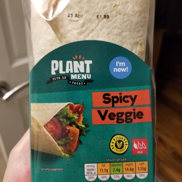 photo of Plant Menu Spicy veggie shared by @rockchic on  25 Apr 2022 - review