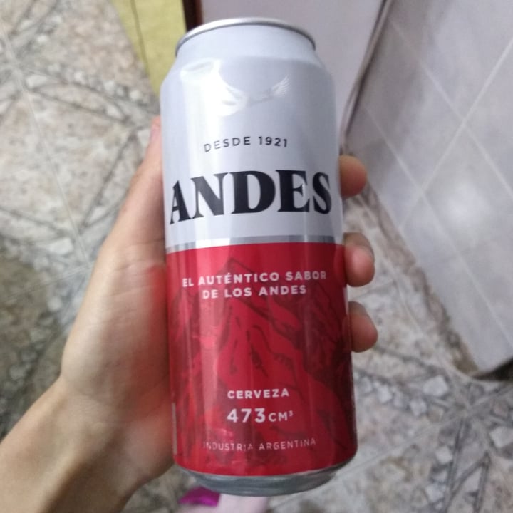 photo of Andes Lata de cerveza shared by @luzamirasoto on  28 Sep 2021 - review