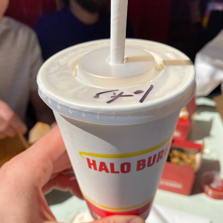 photo of Halo Burger Lotus Biscoff Milkshake shared by @vegansuttonmama on  29 May 2021 - review