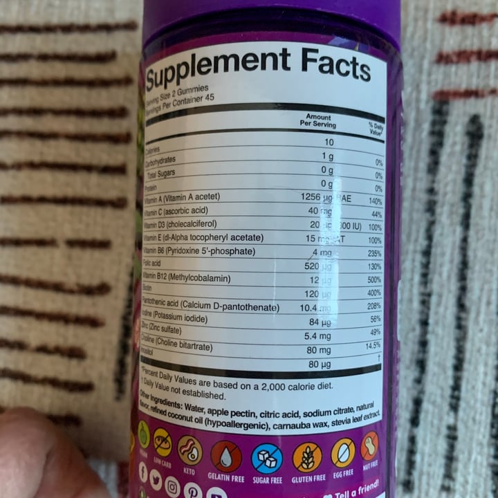 photo of Nutracelle Nutramin Vitamin Gummies shared by @plantbasedsusan on  03 Mar 2021 - review