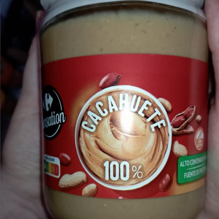 photo of Carrefour Crema de cacahuete shared by @malditopato on  03 Aug 2022 - review