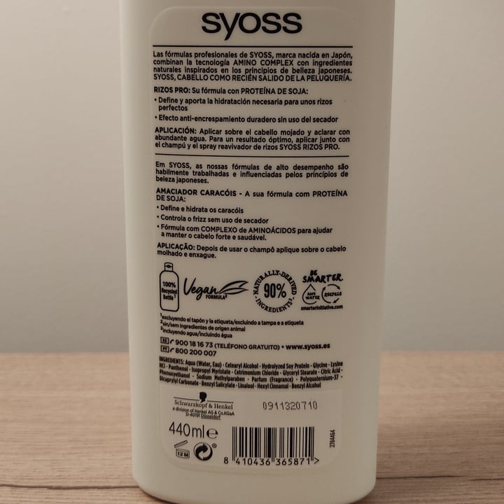 review photo of SYOSS Acondicionador rizos pro shared by @anittauy on 07 Dec 2022 - review