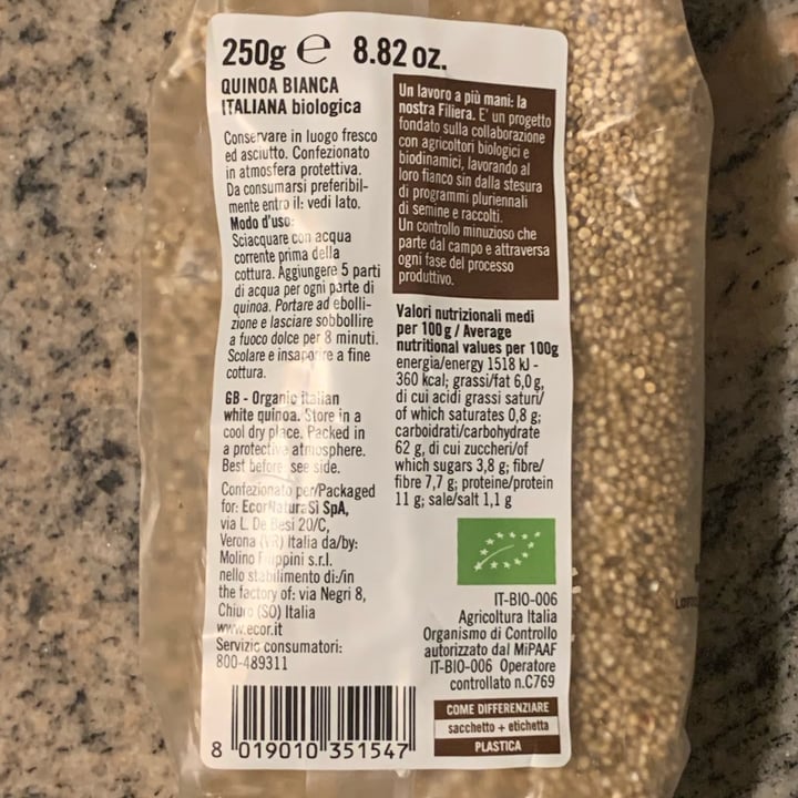 review photo of Ecor Quinoa bianca shared by @kappacc on 16 Mar 2022 - review