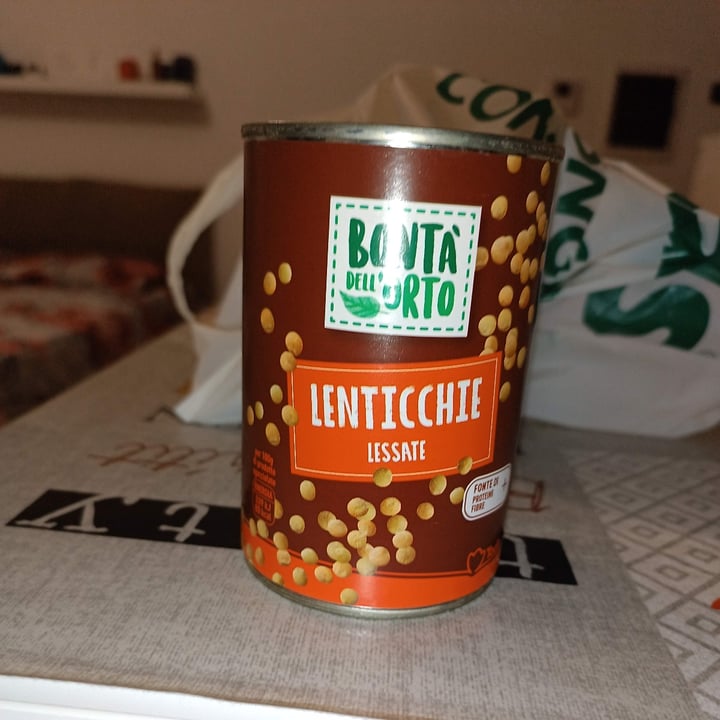 photo of Bontà dell'Orto Lenticchie lessate shared by @lenavegan3646 on  24 Nov 2022 - review