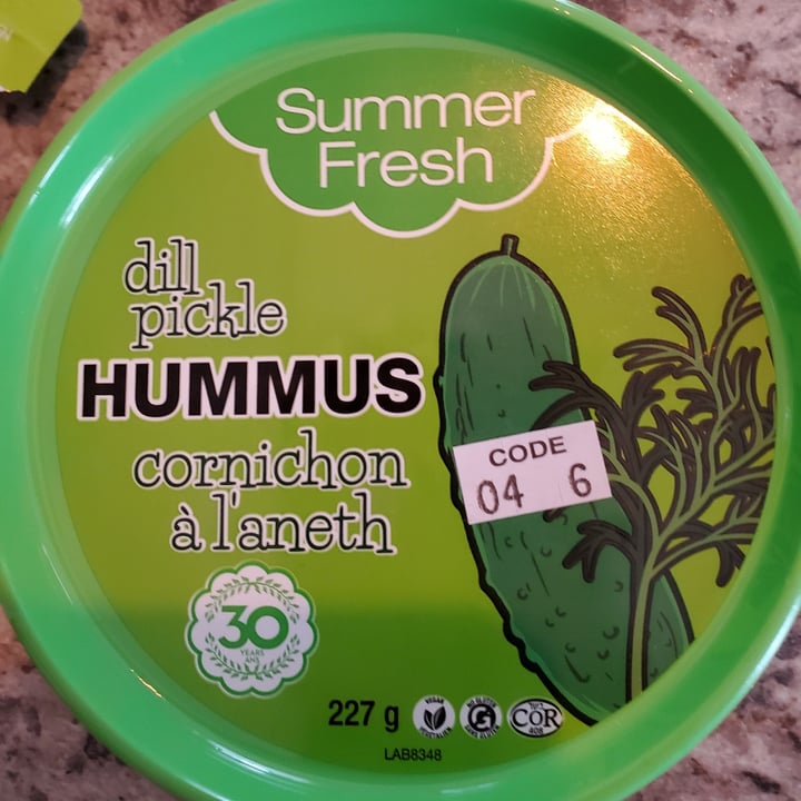 photo of Summer Fresh Dill Pickle Hummus shared by @greenaphrodite on  12 Feb 2022 - review