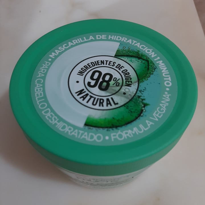 review photo of Garnier Mascarilla de hidratacion 1 minuto con Aloe Vera shared by @ivibartlett on 12 Apr 2021 - review