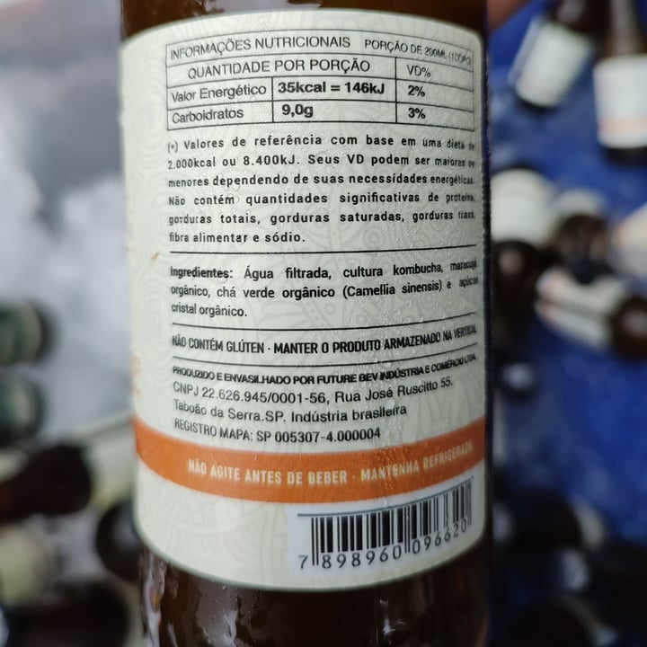 review photo of Puro Verde Kombucha Laranja shared by @rodrigodorado on 01 May 2022 - review