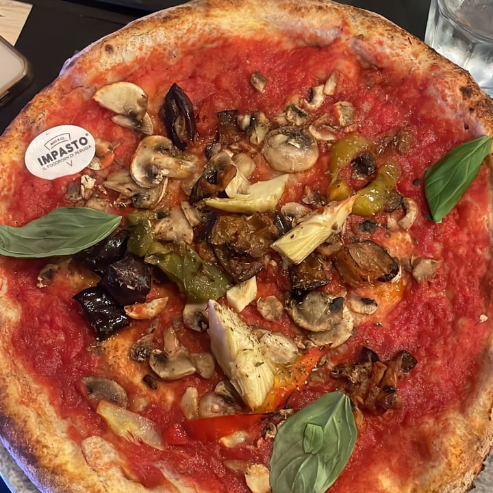 photo of Impasto - Pizza & Fries Pizza Marinara Con Verdure E Impasto Integrale shared by @auroracarlotta on  19 Nov 2022 - review