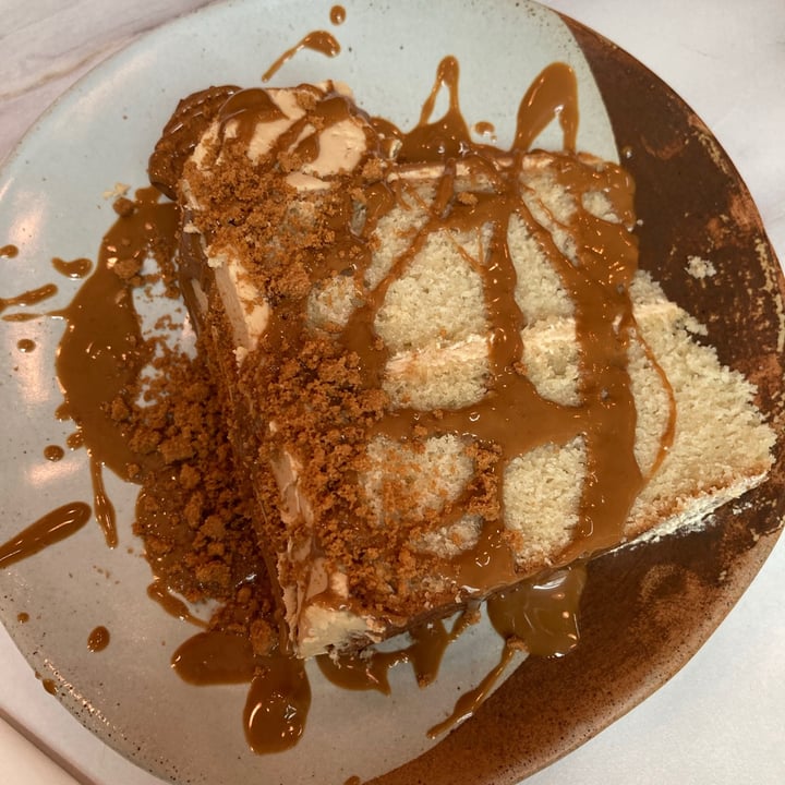 photo of Vertigo - Plant Based Eatery - Cross Street Biscoff cake shared by @cheapsoybean on  26 May 2021 - review