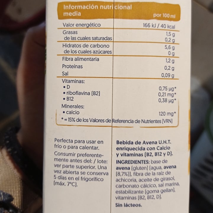 review photo of Alpro Leche de Avena Original Sin Azúcar añadida shared by @flordotoxo on 13 Nov 2020 - review
