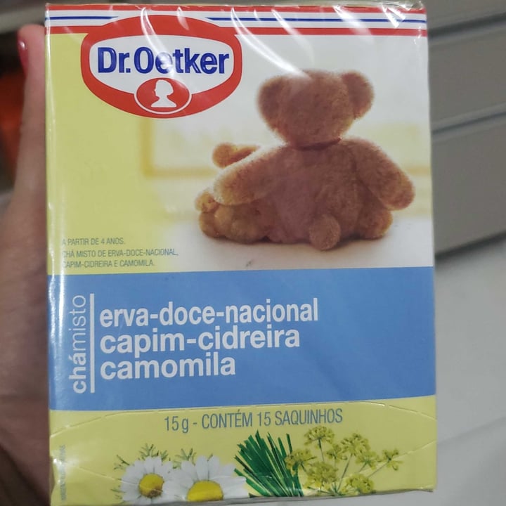 photo of Dr. Oetker chá erca doce nacional capim cidreia e camomila shared by @aminozzo on  10 May 2022 - review