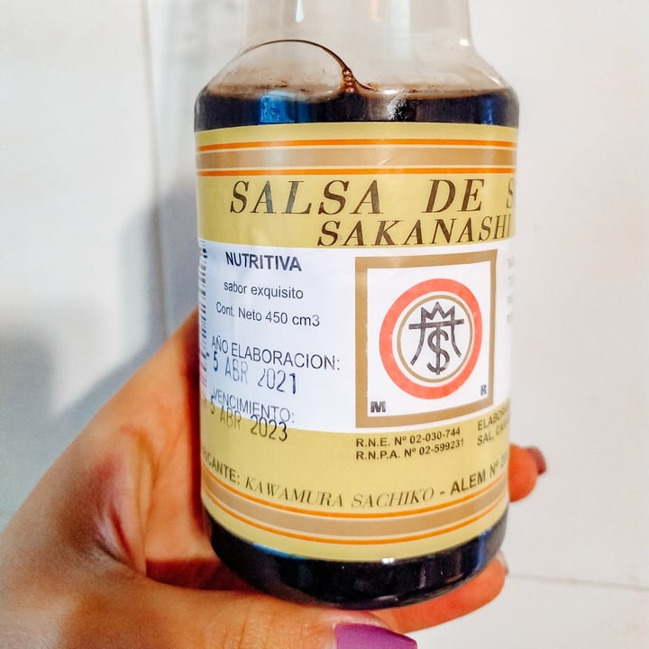 photo of SAKANASHI Salsa De Soja Sakanashi shared by @veganhumanok on  27 May 2021 - review