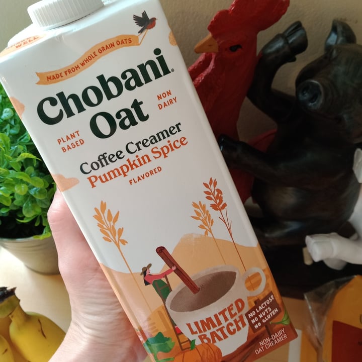 photo of Chobani Oat Coffee Creamer Pumpkin Spice shared by @earthling6 on  16 Sep 2021 - review