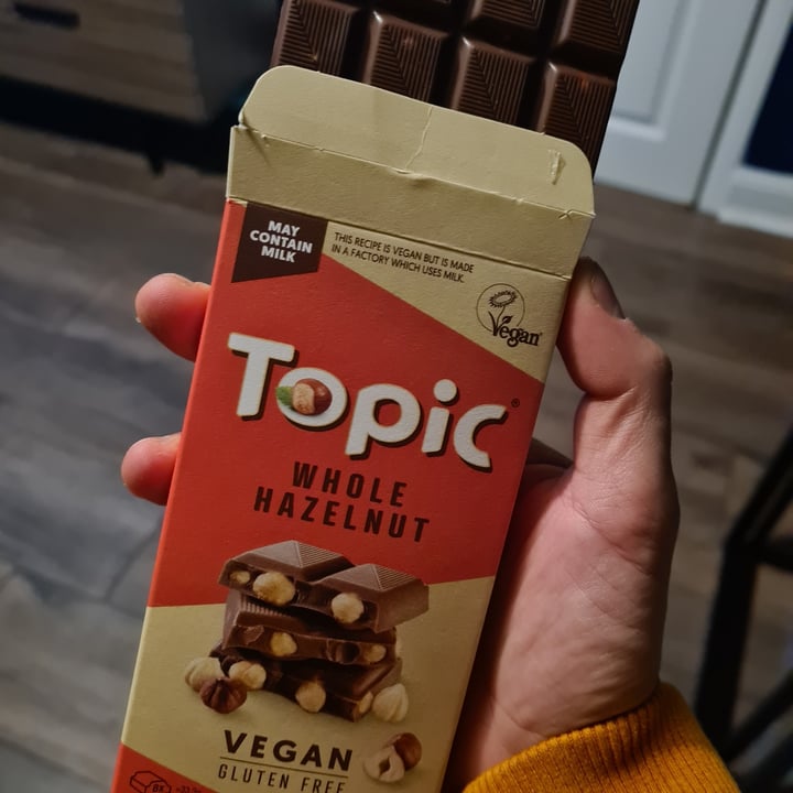 review photo of Topic Vegan Chocolate Whole Hazelnut shared by @valentindonev on 29 Jan 2021 - review