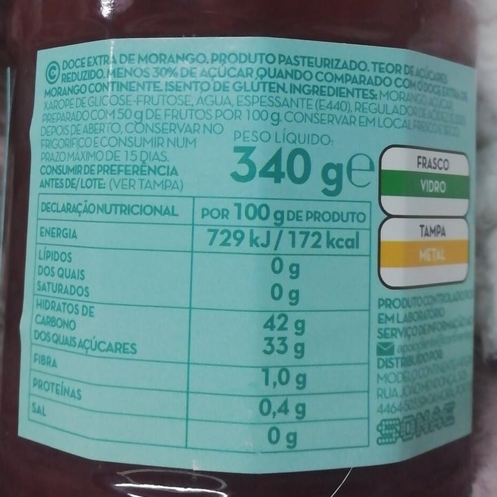 review photo of Continente Strawberry Jam shared by @anathedoglady on 05 Feb 2021 - review