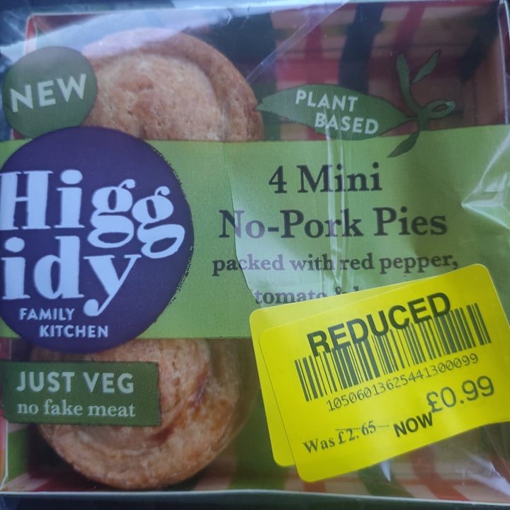 photo of Higgidy 4 mini no-pork pies shared by @clare-cooling on  09 Feb 2021 - review