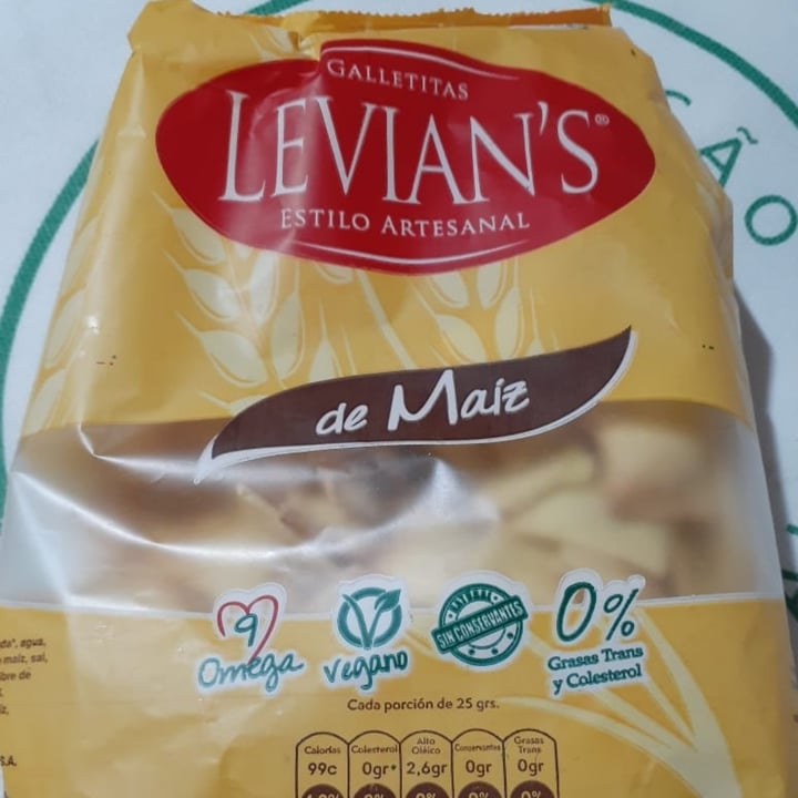 photo of Levian's Crackers de maíz shared by @miguelitoo on  10 Apr 2021 - review