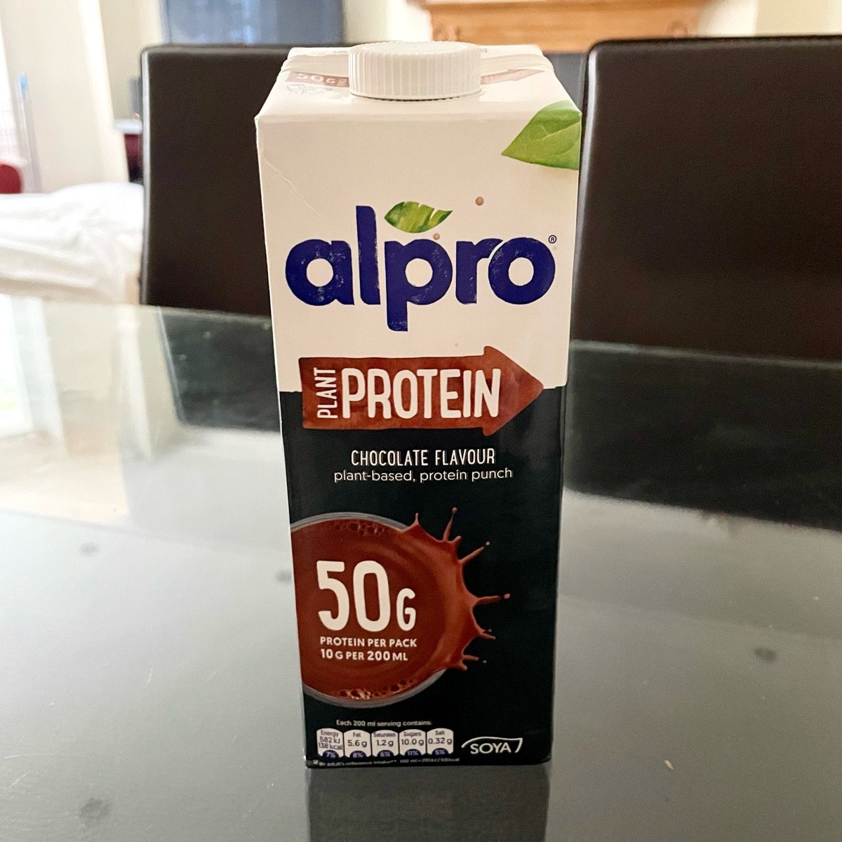 Alpro Plant Protein Chocolate Flavour, 8 x 1L