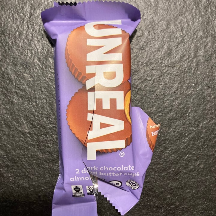 review photo of UNREAL Dark Chocolate Almond Butter Cups shared by @uninterestingvegan on 10 Jun 2021 - review