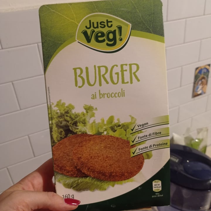 photo of Just Veg! (ALDI Italy) Burger Ai Broccoli shared by @ileflow on  08 Aug 2022 - review