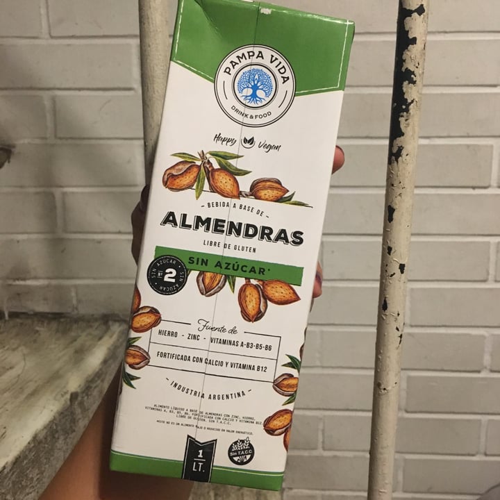 photo of Pampa Vida Leche de Almendras Sin Azúcar shared by @daniv on  05 Mar 2021 - review