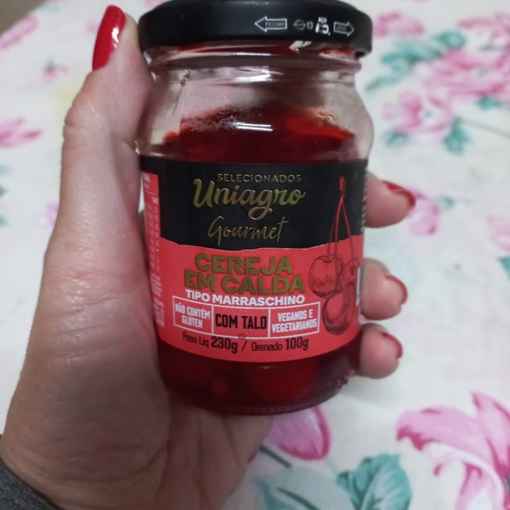 photo of Uniagro Cerejas em calda shared by @anamaciel on  02 Oct 2022 - review