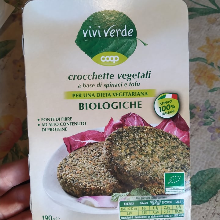 photo of Vivi Verde Coop Crocchette Vegetali A Base Di Spinaci E Tofu shared by @lorenzowenter on  18 Oct 2021 - review