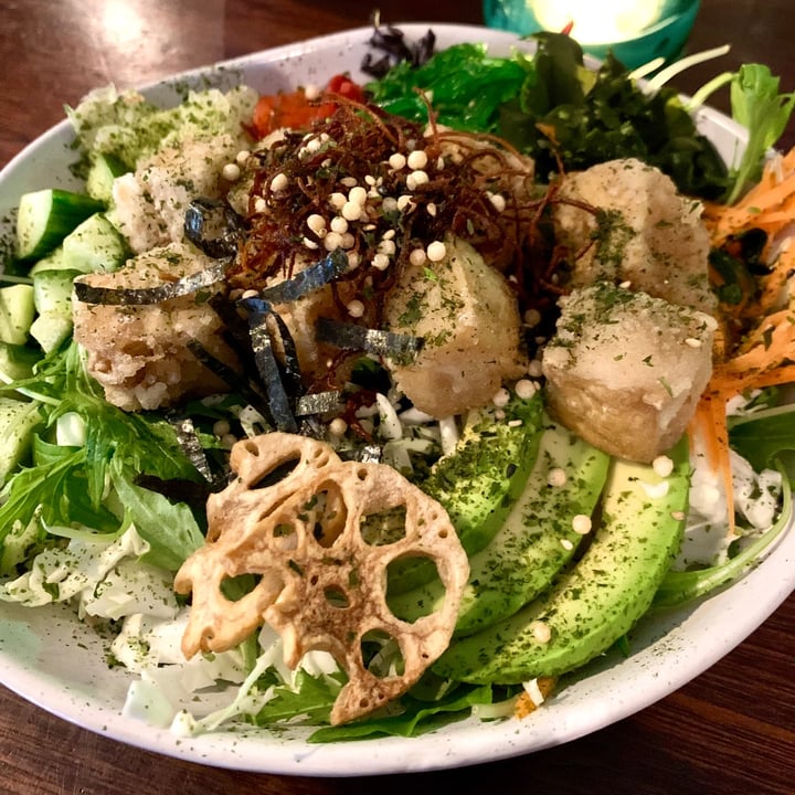 photo of Kaze Bento Crispy Tofu Salad shared by @hidden3enigma on  16 Jul 2021 - review
