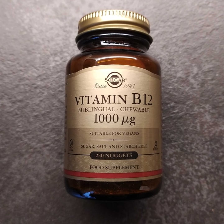 photo of Solgar Vitamina B12 1000 shared by @andremonza on  03 Jan 2022 - review