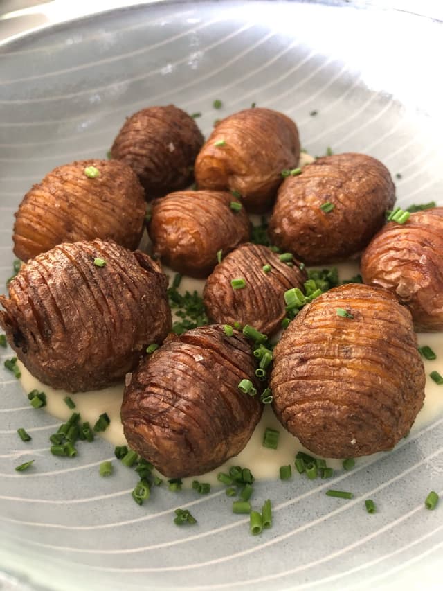Photo of the dish “twice cooked spuds”