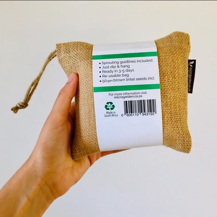 Microgarden Reusable Sprout Bag Review | abillion
