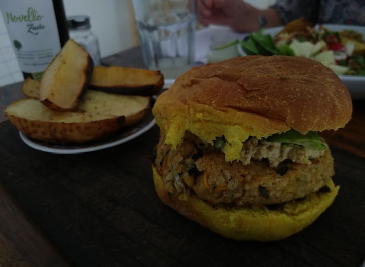 photo of Artemisia Vegan Burger (Cornbread- Avocado- Tomato- Yamani Rice) shared by @tfossa on  30 May 2019 - review