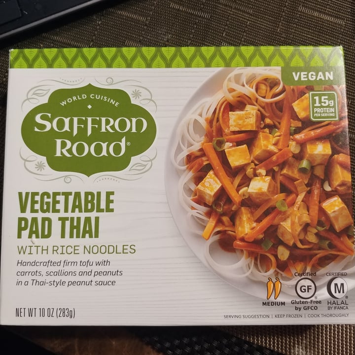 photo of Saffron Road Vegetable Pad Thai shared by @babsyeats on  07 Oct 2021 - review
