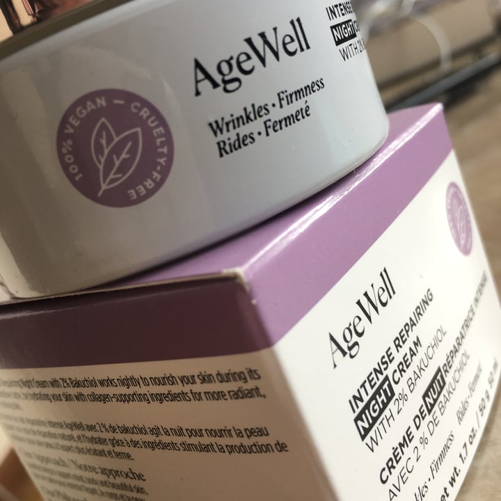 photo of Arbonne Age well intense repairing night cream shared by @rebeccag on  21 Mar 2021 - review