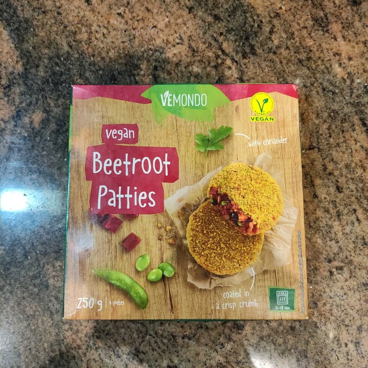 review photo of Vemondo Vegan Beetroot Patties shared by @haneda73 on 25 Jul 2022 - review