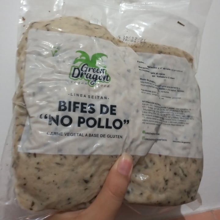 review photo of Green Dragon - Vegan food "No pollo" Vegano shared by @danajbe on 02 Jan 2022 - review