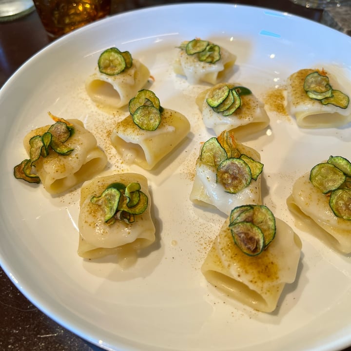 review photo of Primo a Tavola Pacchieri Con Crema Di Sedano Rapa E Zucchine shared by @aurorac on 12 Aug 2022 - review