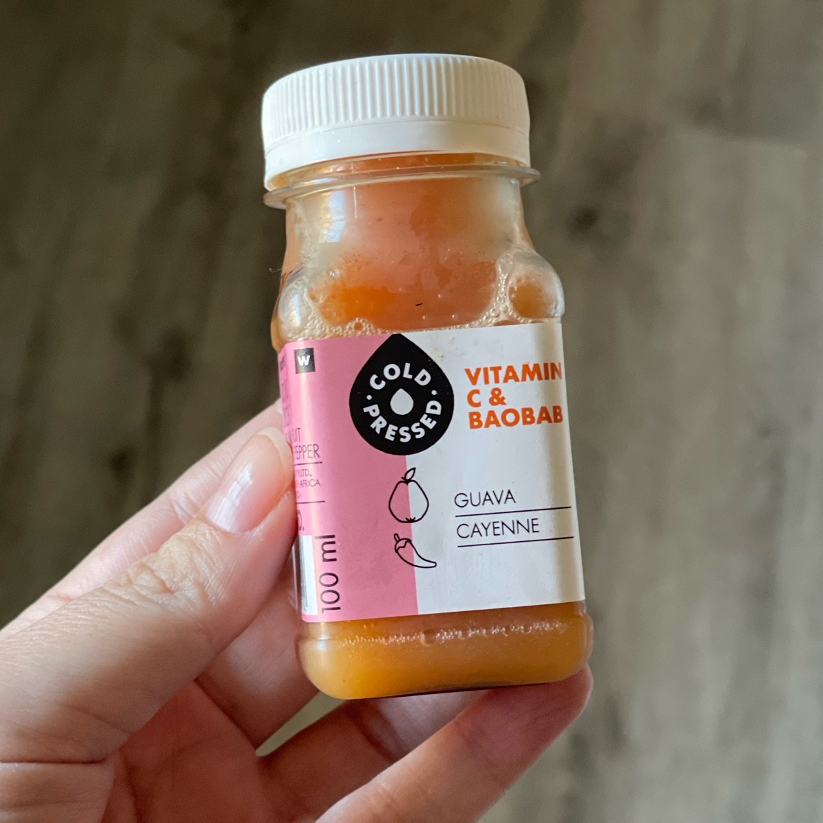 Woolworths Food Cold Pressed Juice Vitamin C and Boabab w Guava
