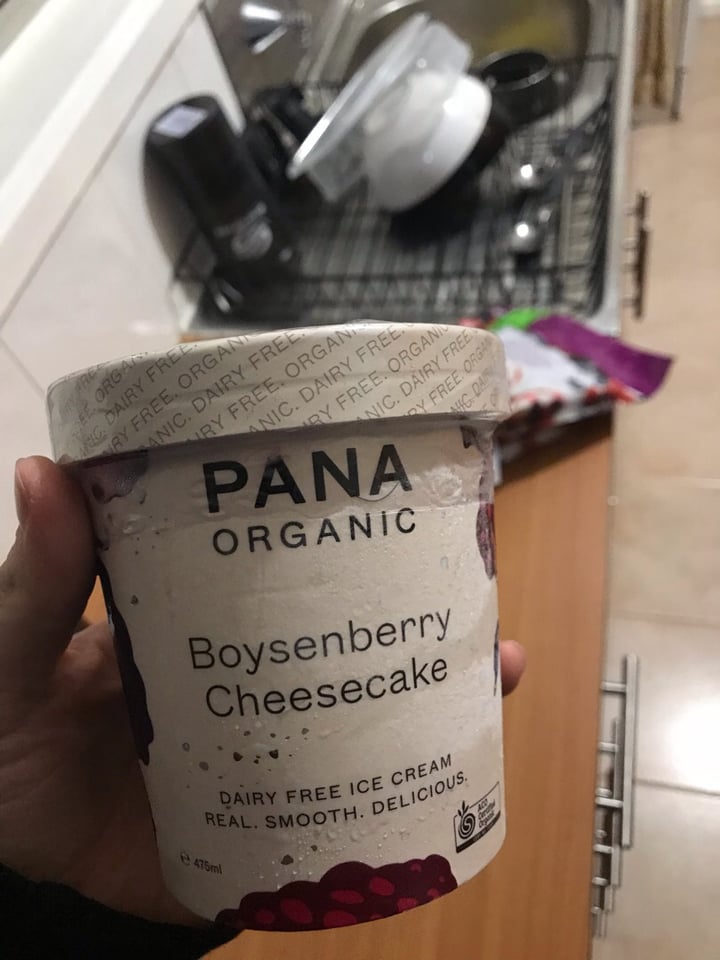 photo of Pana Organic Boysenberry cheesecake ice cream shared by @tenayagray on  06 Sep 2019 - review
